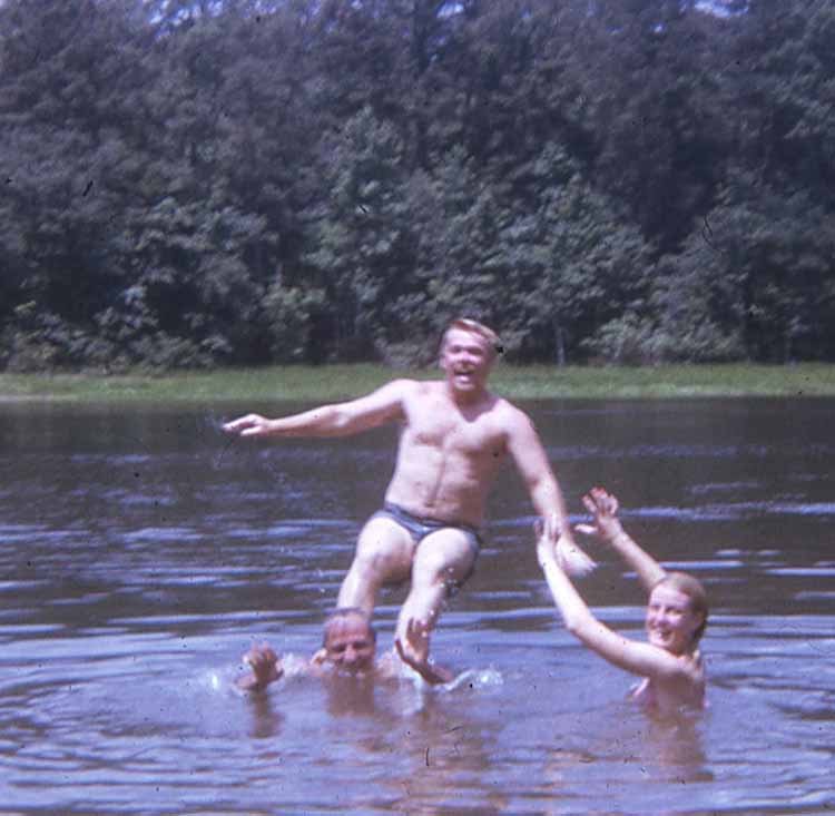 swimming